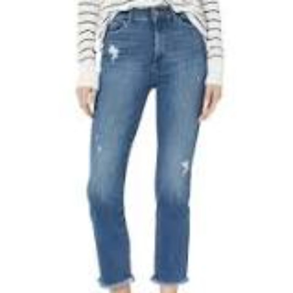 DL1961 Mara Ankle, High Rise, Straight Leg and Raw Hem, 26x27, NWT, $188 MSRP